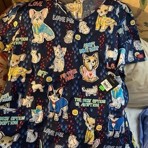 Size XL Scrub Top